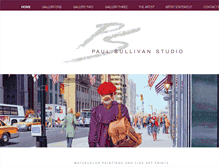 Tablet Screenshot of paulsullivanstudio.com